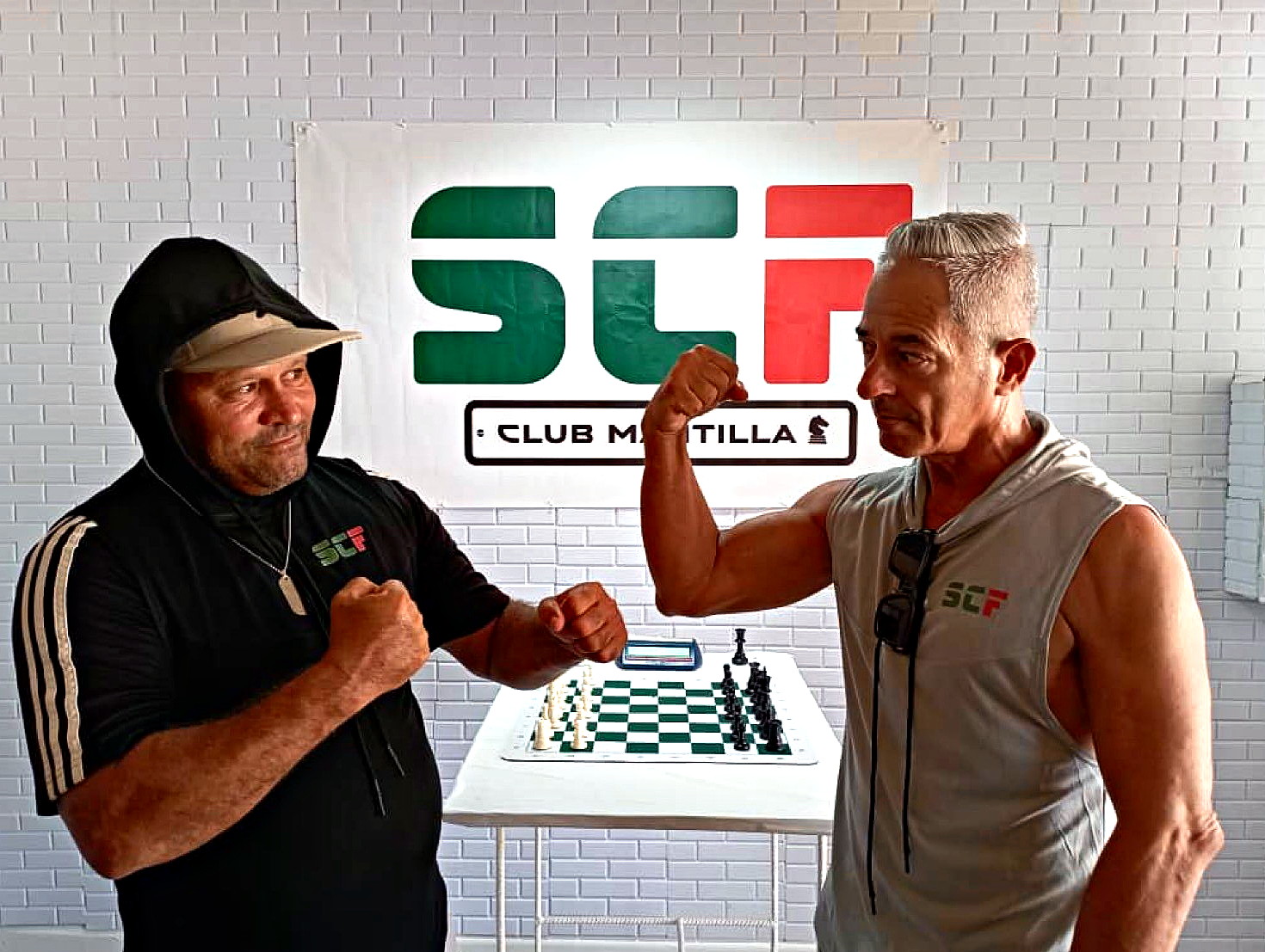 First SCF tournament โ two fighters and the official board